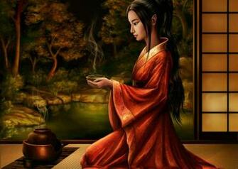 Asian Cgi Wallpaper Background