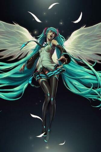 Hatsune Miku iPhone HD Wallpaper