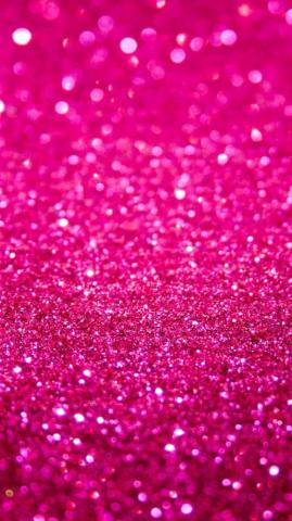 Pink Glitter iPhone Wallpaper Top