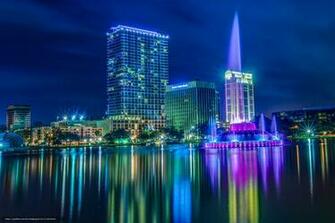 Wallpaper Downtown Orlando Florida Lake Eola Park Desktop