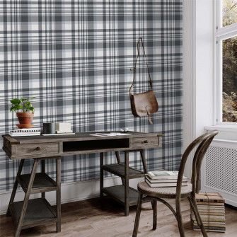 Sambuca Plaid Wallpaper
