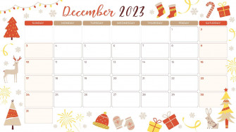 Customize Christmas Calendar Templates Online