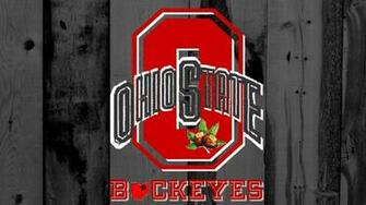 Rode Blok O Ohio State Op Grijze Schuur Wallpaper