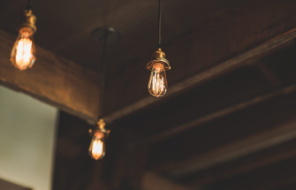 No People Electricity Cable Ornate Electric Lamp Close Wallpaper