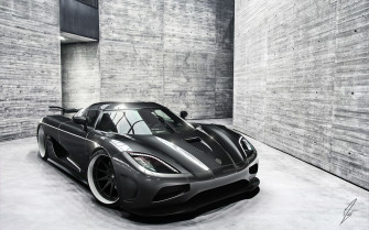 Koenigsegg HD Wallpaper Black