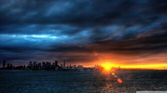 Sunset In The Bay Wallpaper Original HD