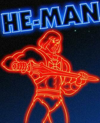 80s Neon Wallpaper He Man Goes Style By