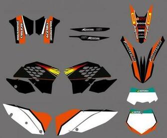 New Team Graphics With Matching Background Fit For Sx Xc