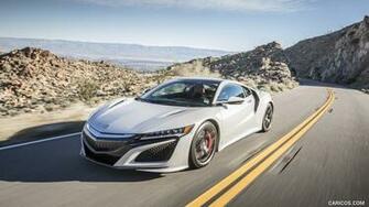Acura Nsx White Front HD Wallpaper