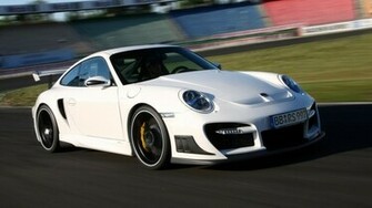 Porsche Techart Gt Street Gs Front Angle Desktop Wallpaper HD