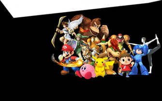 Smash Bros Background By Spyroflame0487 Fan Art Wallpaper Games
