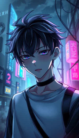 Emo Anime Boy Wallpaper