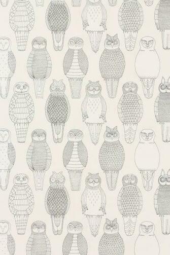 Owls Of The British Isles Wallpaper Wall Patterning Design