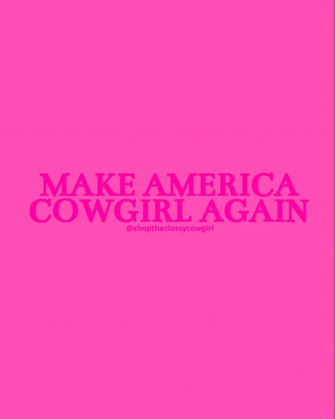 Pink Cowgirl Aesthetic Wall Collage Wallpaper