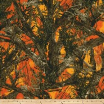 Orange Realtree Camo Background