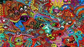 Surreal Colorful Psychedelic Wallpaper Background 4k Ultra HD