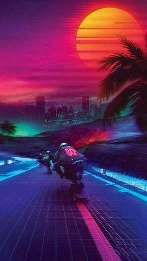 Retrowave Wallpaper S20 S21 Note