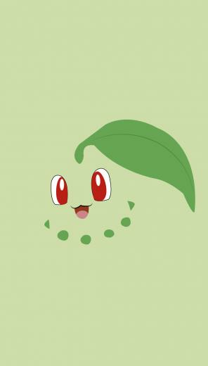 Pokemon Wallpaper Chicorita Chikorita iPhone