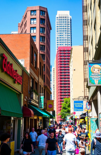 City Street Background