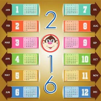 Year Calendar Wallpaper By Month
