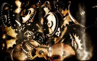 Steampunk Mechanical Gears Cogs Wallpaper