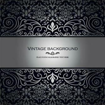 Black Vintage Background Vector Graphic