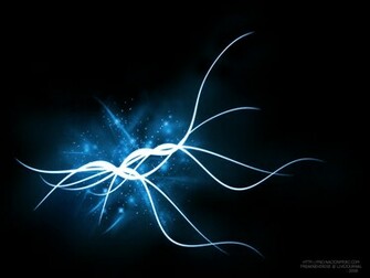 Black And Blue Abstract Wallpaper