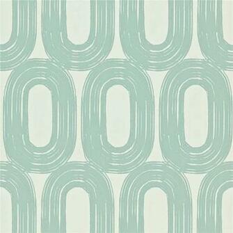 Duck Egg Blue Green Loop Wabi Sabi Scion Wallpaper