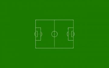 Wallpaper Minimalism Grass Text Green Circle Soccer Pitches