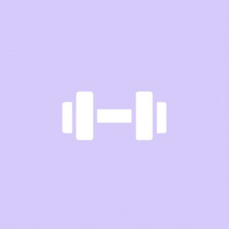 Fitness Icon Lavander Purple Violet Lilac App Aesthetic