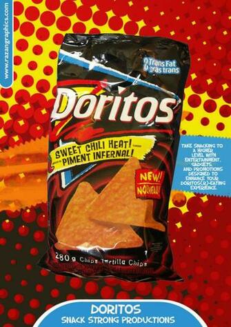 Doritos Ad By Razangraphics