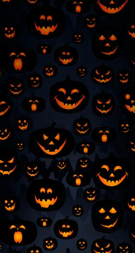Wallpaper iPhone Happy Halloween Pattern Spooky In