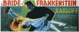 The Bride Of Frankenstein Landscape Vintage 1930s Movie Posters