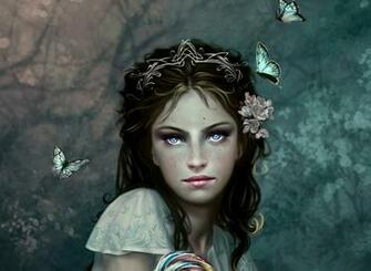 Butterfly Princess Wallpaper Background