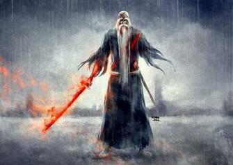 Rain Blood Bleach Beard Artwork Swords Yamamoto Genryusai
