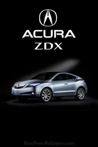 Black Acura Logo Wallpaper Zdx HD iPhone