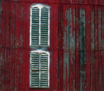 Barn Wood Wallpaper Red