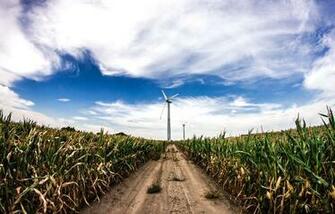 Clouds Windmill Crops HD City Wallpaper Places Amazing