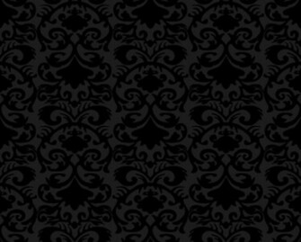 Black Floral Wallpaper Grasscloth