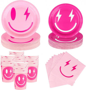 Amazon Twowyhi 108pcs Preppy BirtHDay Decorations 24guests