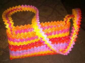Starburst Candy Wallpaper Wrapper Purse By