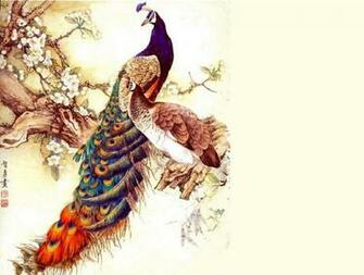 Birds On A Branch Wallpaper