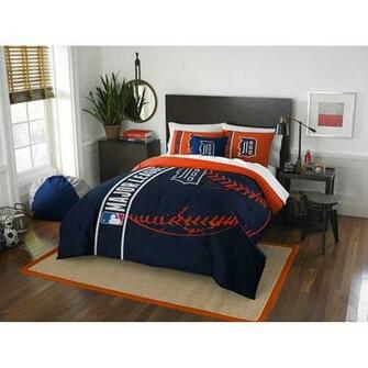 Detroit Tigers Comforter And Shams
