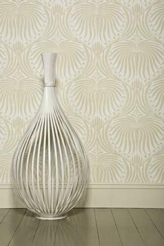 Farrow Ball Lotus Bp Wallpaper Skirting In Matchstick