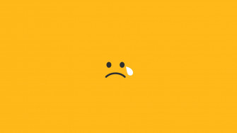 Crying Yellow Smiley Sad 4k Wallpaper