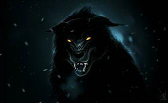 Dark Wolf Wallpaper