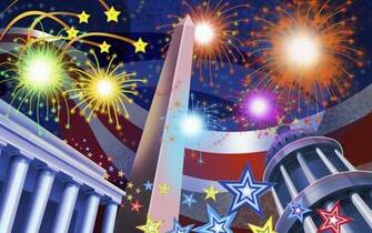 Patriotic Holiday Usa Independence Day Computer Desktop Wallpaper