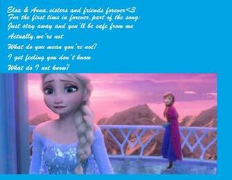 Frozen For The First Time In Forever Anna And Elsa Jpg