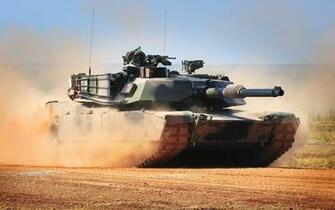 Tank Kampf Panzer Abrams M1a3 Mbt Desert Field Military Art Wallpaper