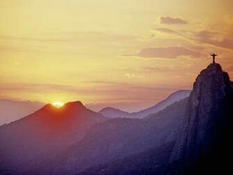 Known Places Christ The Redeemer At Sunset Rio De Janeiro Brazil